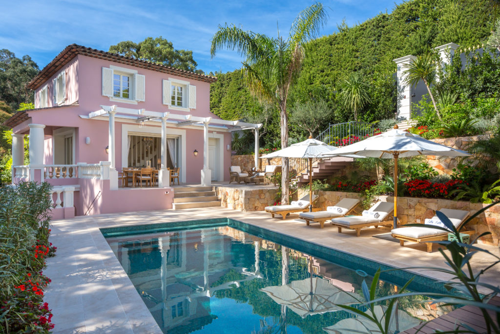 Design intérieur à Mougins terrace piscine