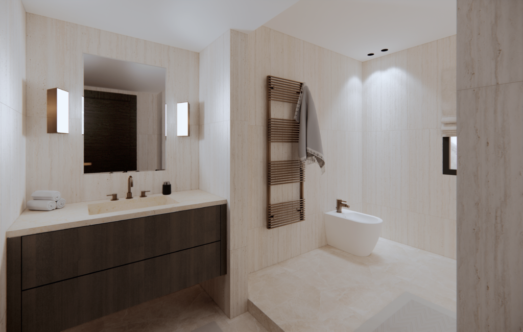 stone bathroom modern design